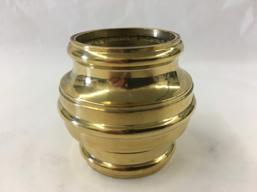 Polished Brass Short Joint Slider (2in)