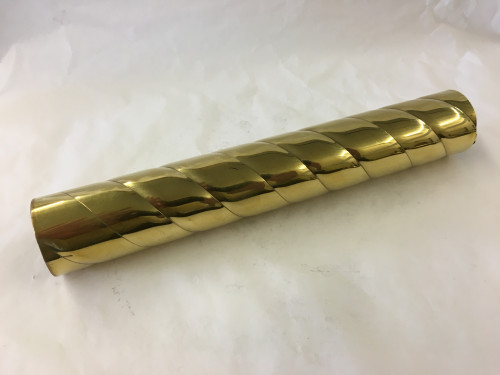 Brassfinders: Polished Brass Flat U Channel (3/8in x 3/8in for 1