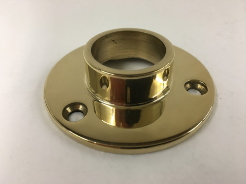 Polished Brass Mounting flange for 1" (1in)