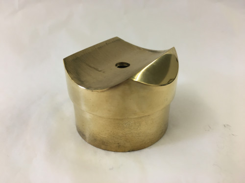 Polished Brass Internal Flush Angle Collar (2in)