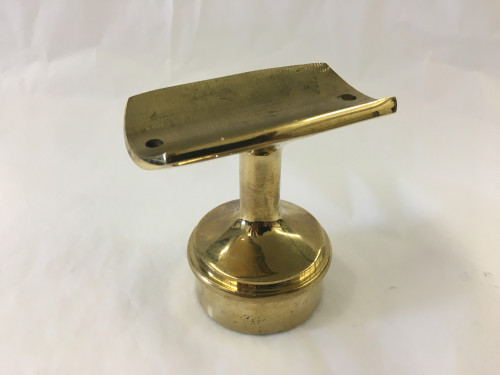 Polished Brass Straight Saddle Adapter  (2in)