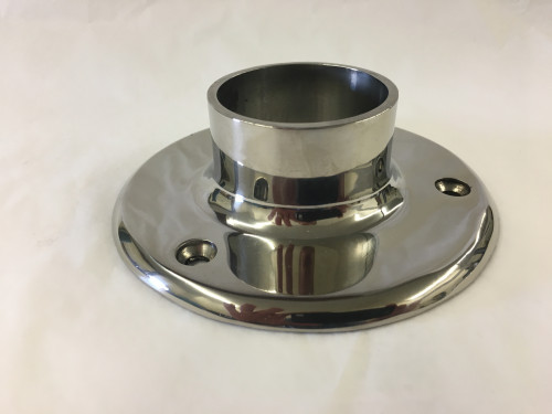 Polished Stainless Floor Flange (2in)