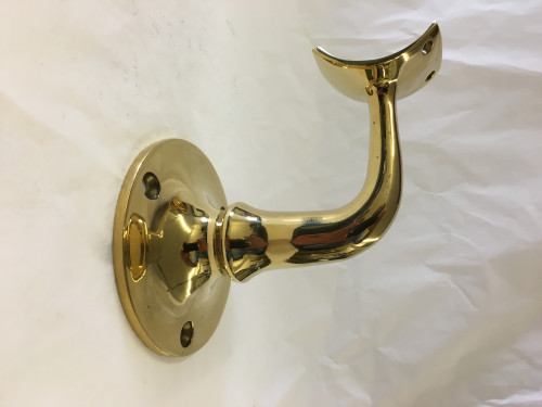 Polished Brass Heavy Duty Wall Bracket (2in)