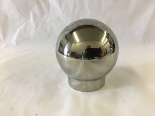 Polished Stainless Single Outlet Ball Fitting (2in)