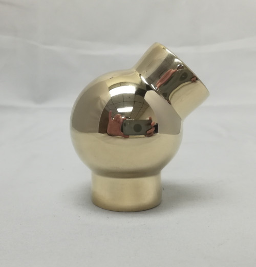 Polished Brass 45 Degree ball fitting (1 in.)