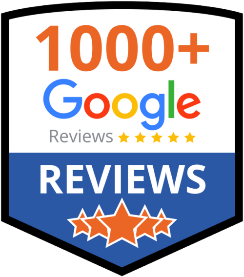 1000+ Google Reviews