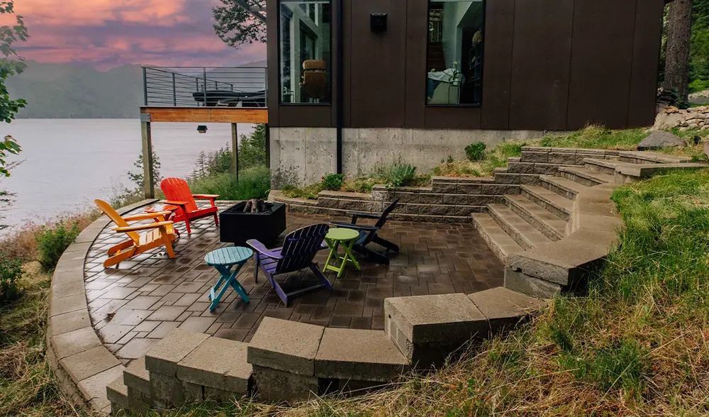 Paver Patio with a View!, a Cross Creek landscape project