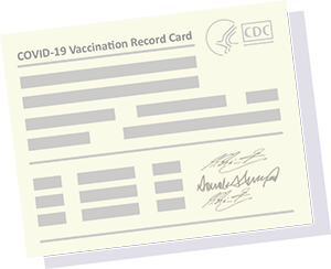 Vaccine Record Card Illustration