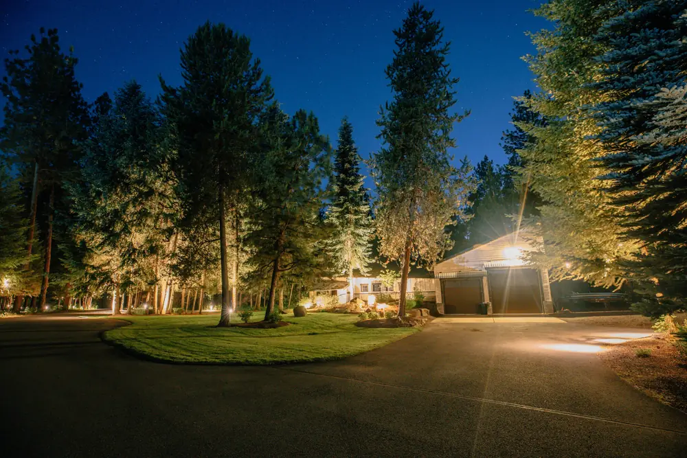 Property entrance — Yard Lighting by Cross Creek