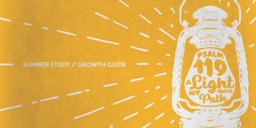 Psalm 119 Summer Growth Guide Vol. 4