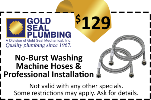 No-Burst Washing Machine Hoses & Professional Installation