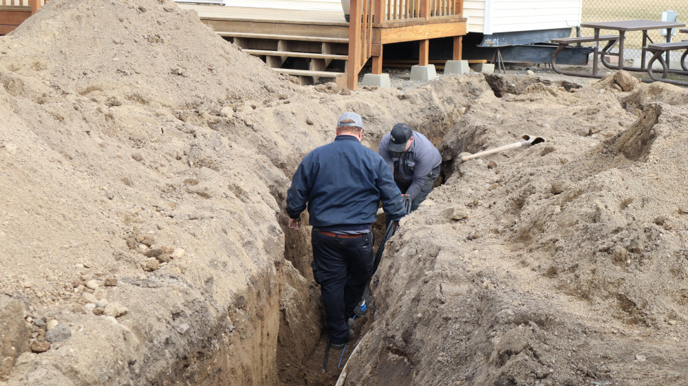 Open Trench Sewer Repair