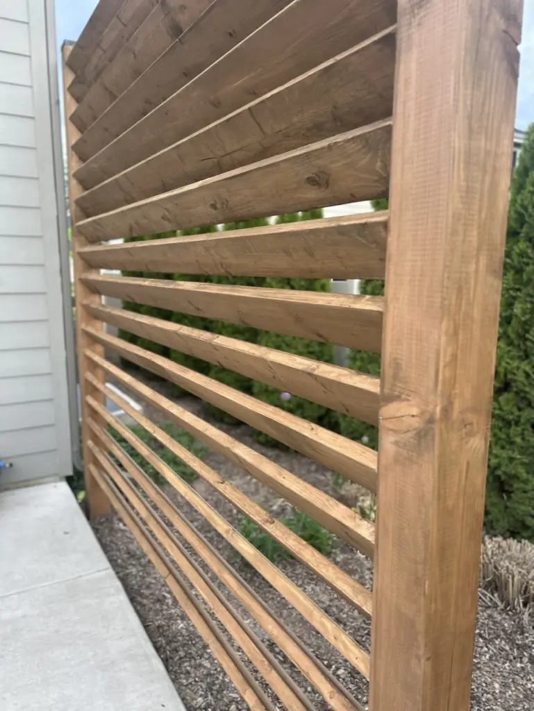 Detailed stain finish.