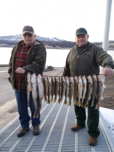 Lake Roosevelt Walleye fishing