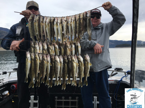 Lake Roosevelt Walleye fishing 2020