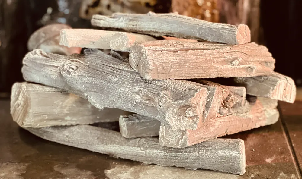 Arizona Weathered Oak Fire Pit Log Set 9pc