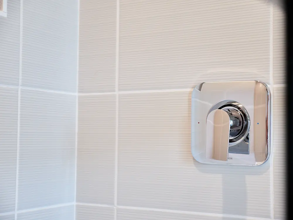 Shower tile detail