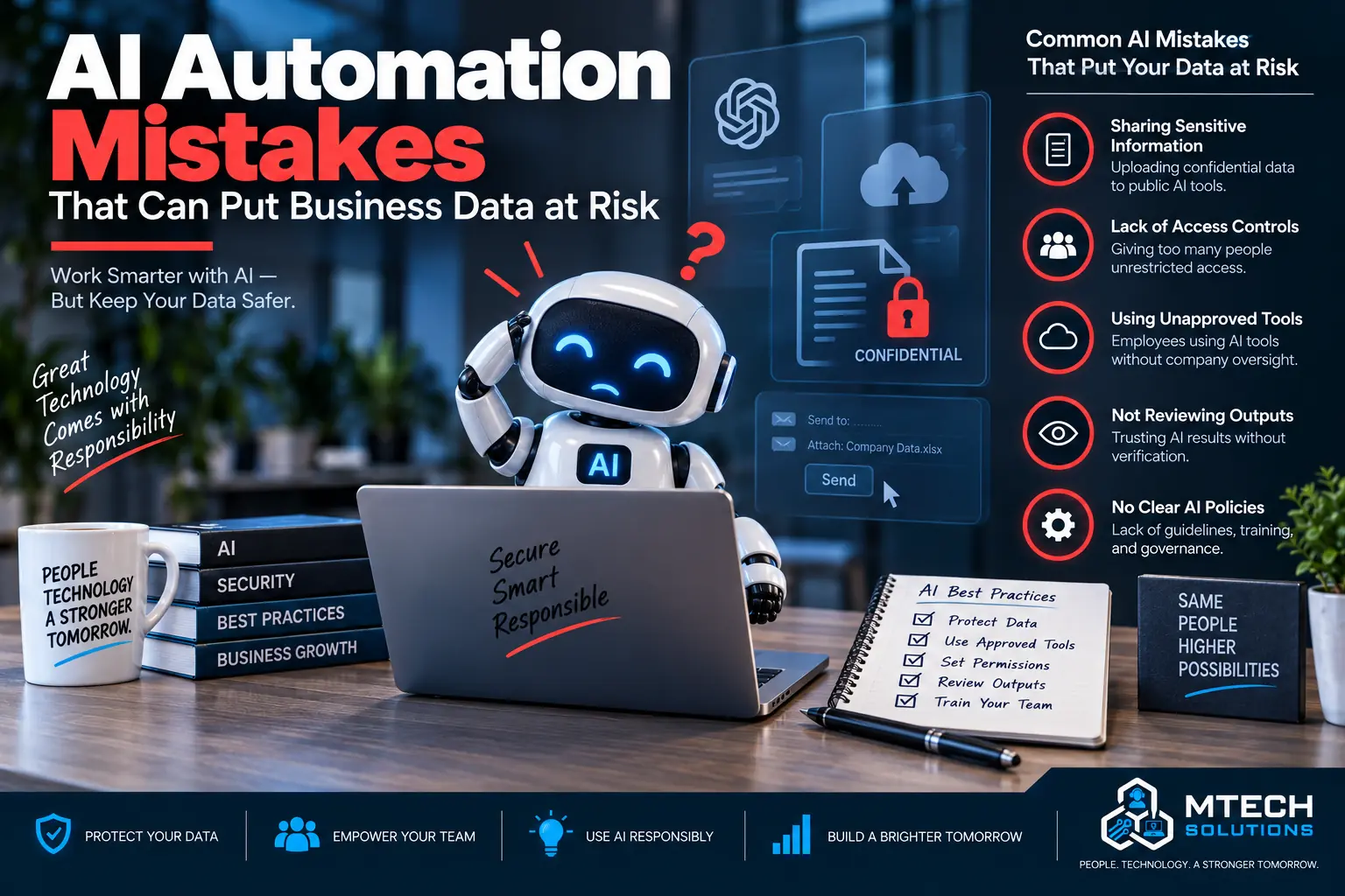 AI Automation Mistakes That Can Put Business Data at Risk