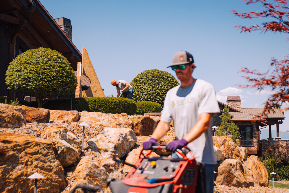 lawn care, mowing by Renew Landscape in Liberty Lake