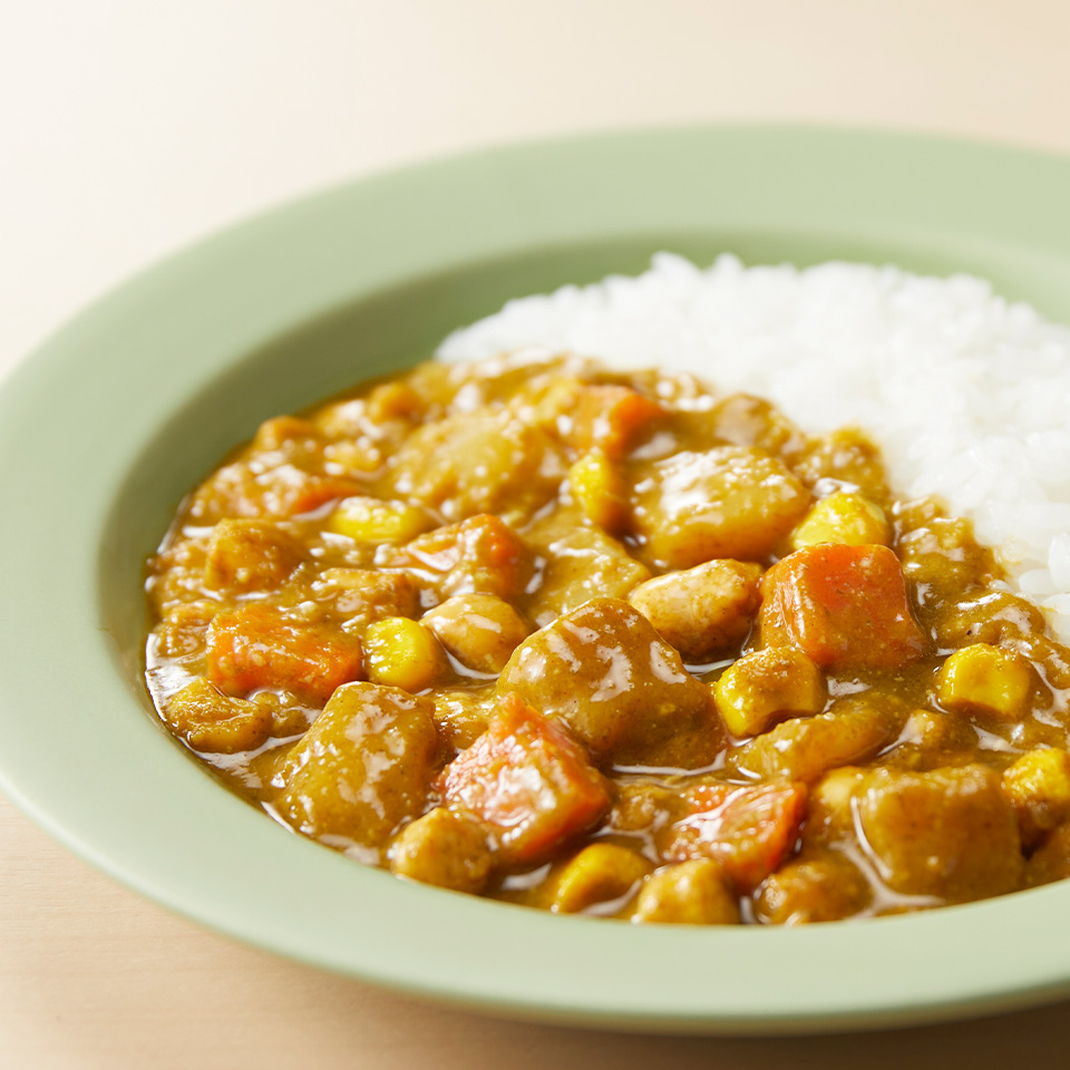 こどもほうれん草とチーズのカレー