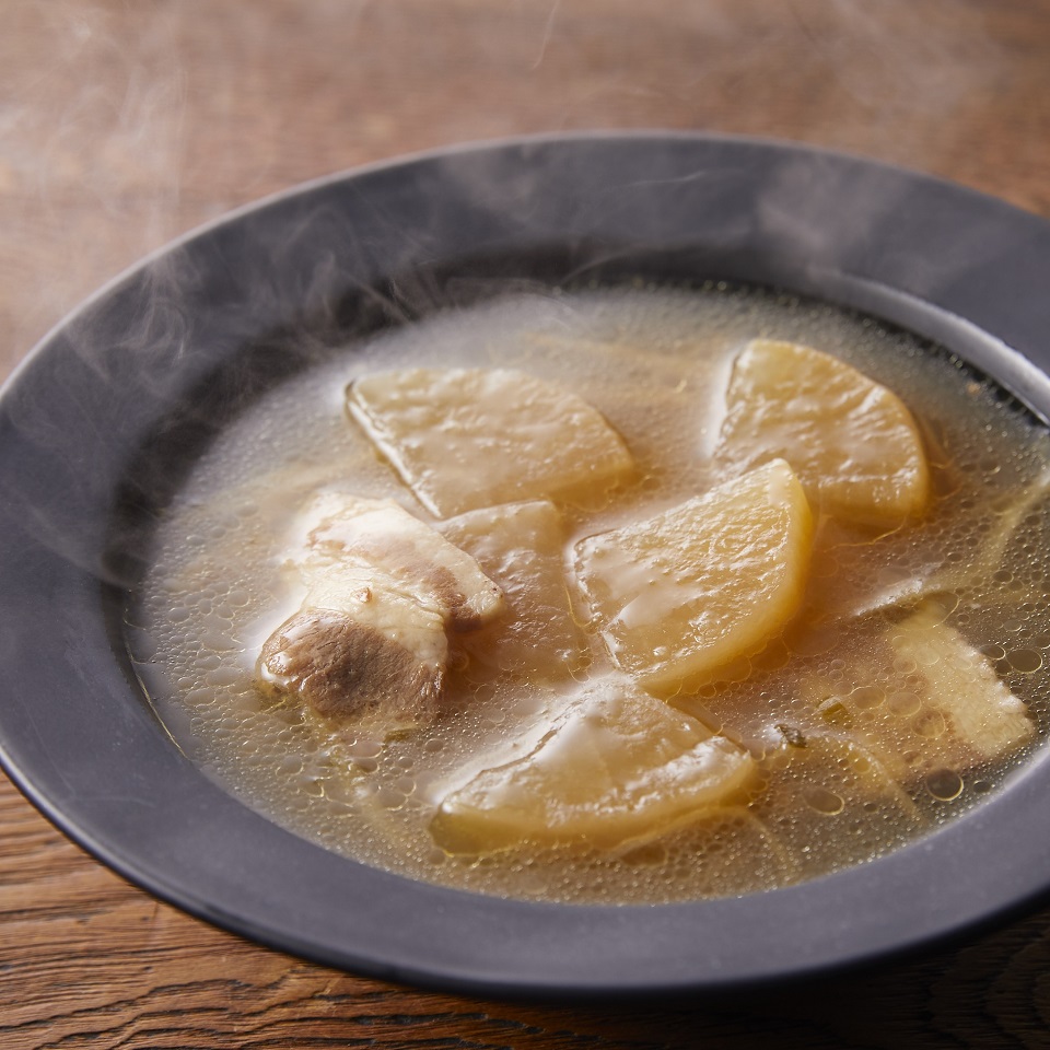 豚バラ大根の生姜スープ