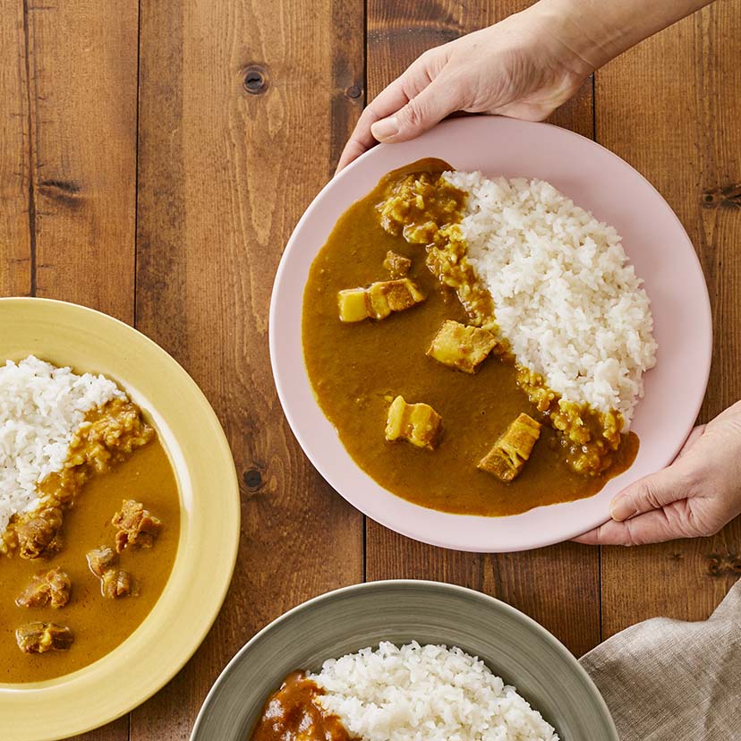 かたぎり] 米 カレーご飯 白米 根菜 168g 1合 鳥取カレー研究所 鳥取