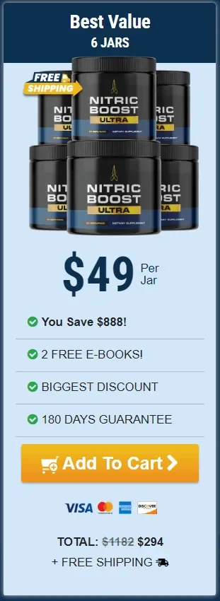 Nitric Boost 6 bottle