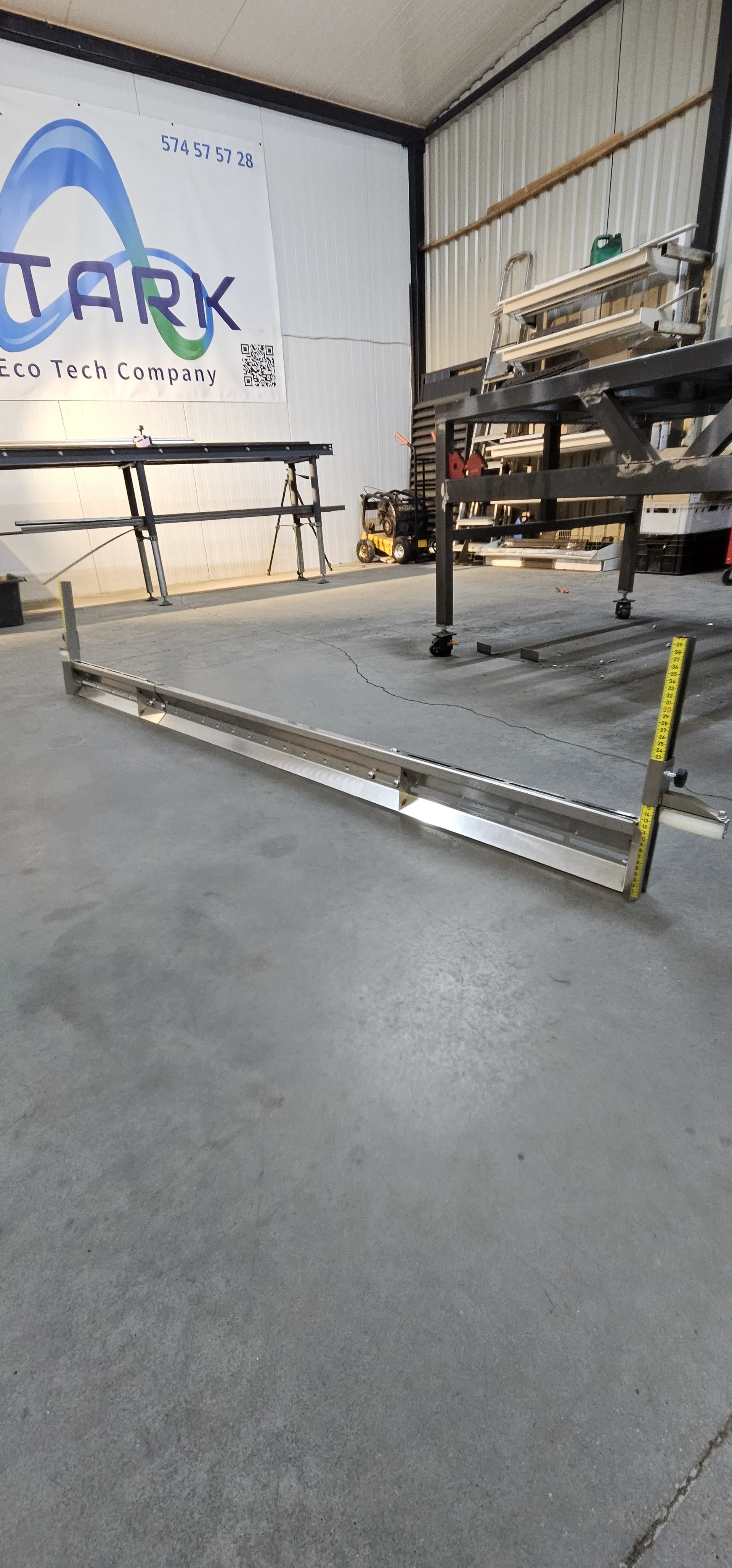 FormFix - stainless steel hand profiling screed adjustable from ot140 to 250 cm 4