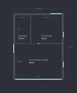 БАНЯ PRO — планировка 2