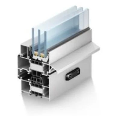 Алюминиевый профиль Alutech ALT W72 в разрезе