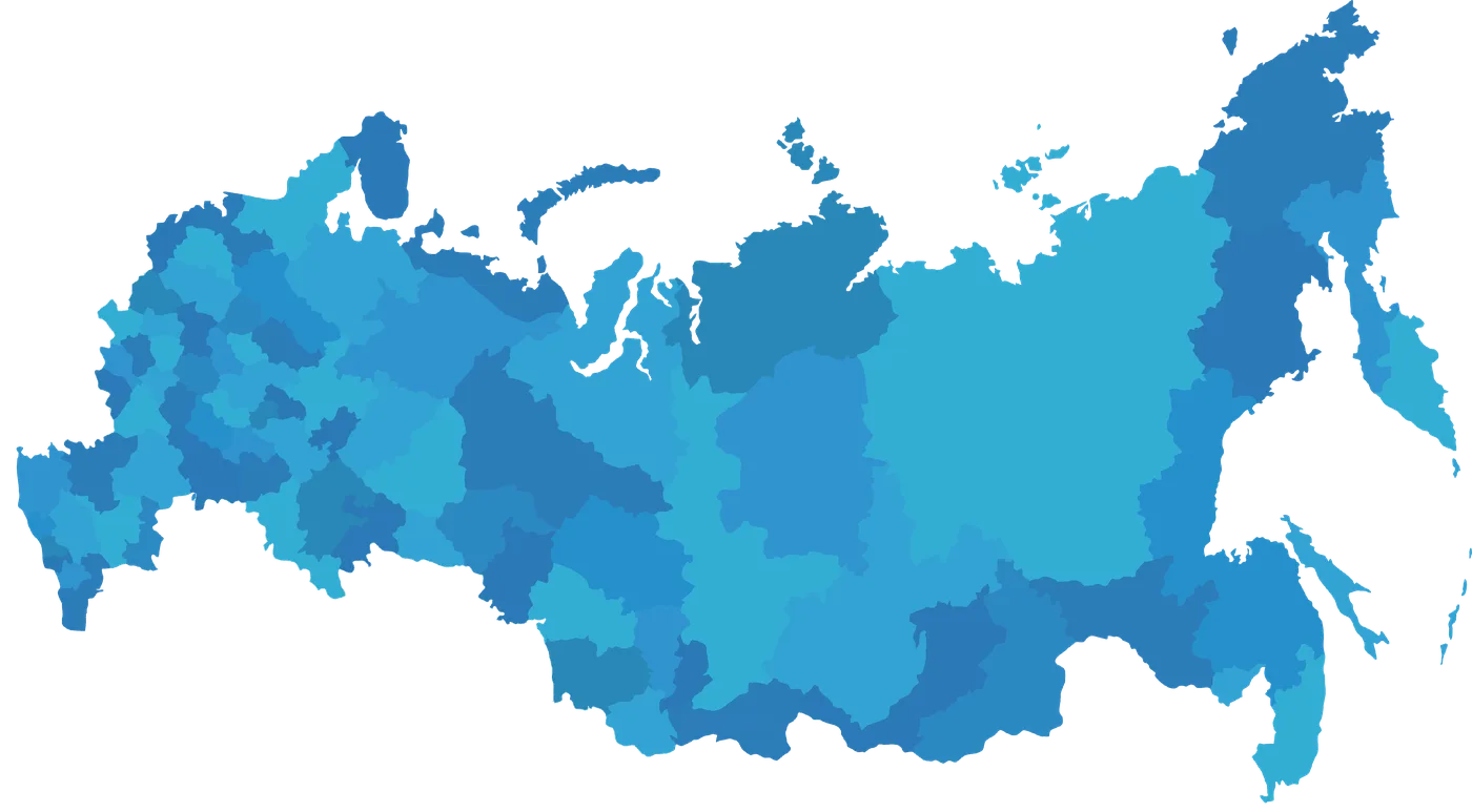 Карта доставки по России