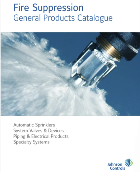 Fire Suppression General Products Catalogue — Tyco / Johnson Controls