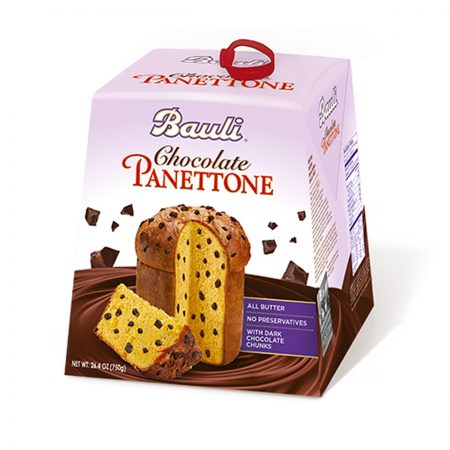 Bauli Panettone me Cokollate Kuti 750Gr
