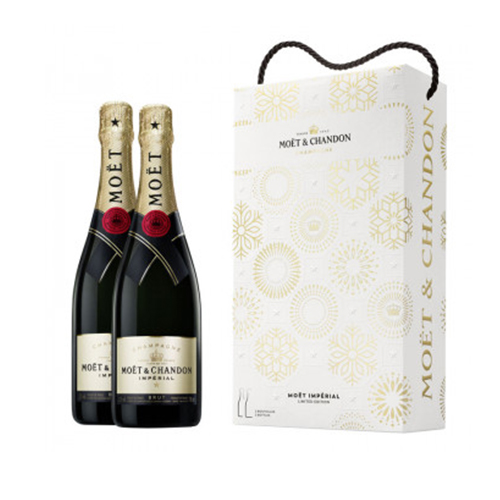 Moet & Chandon Brut Imperial Shampanje EOY 2022 12%  0.75L x 2Cp Gift Box