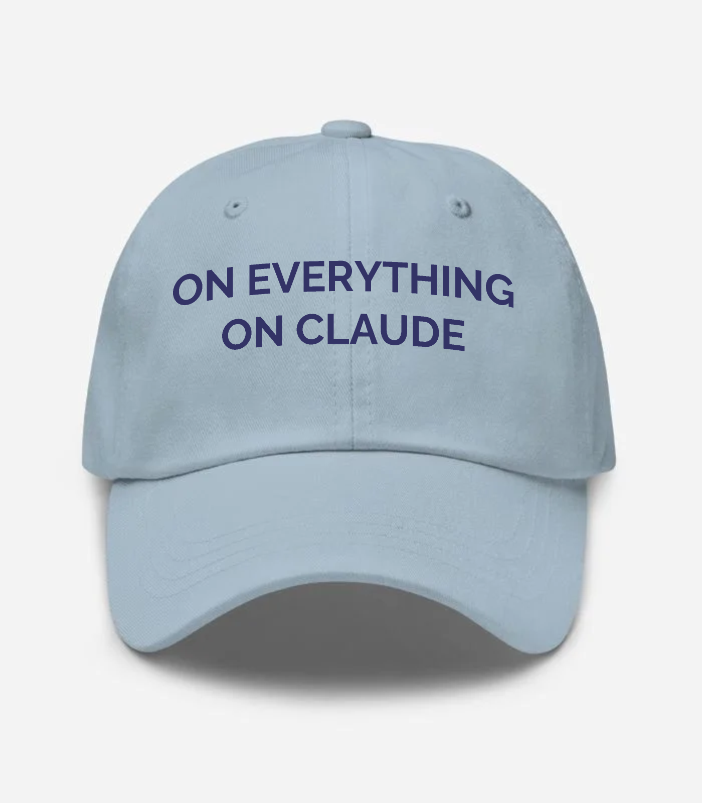 On Everything On Claude Hat - Light Blue