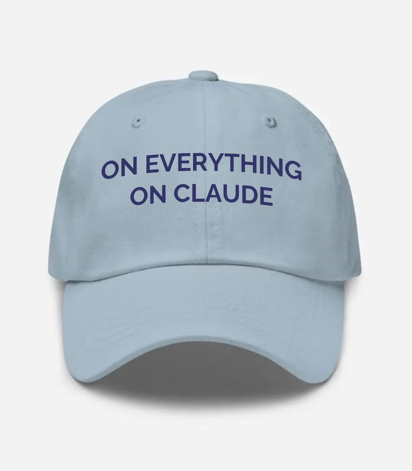 On Everything On Claude Hat - Light Blue