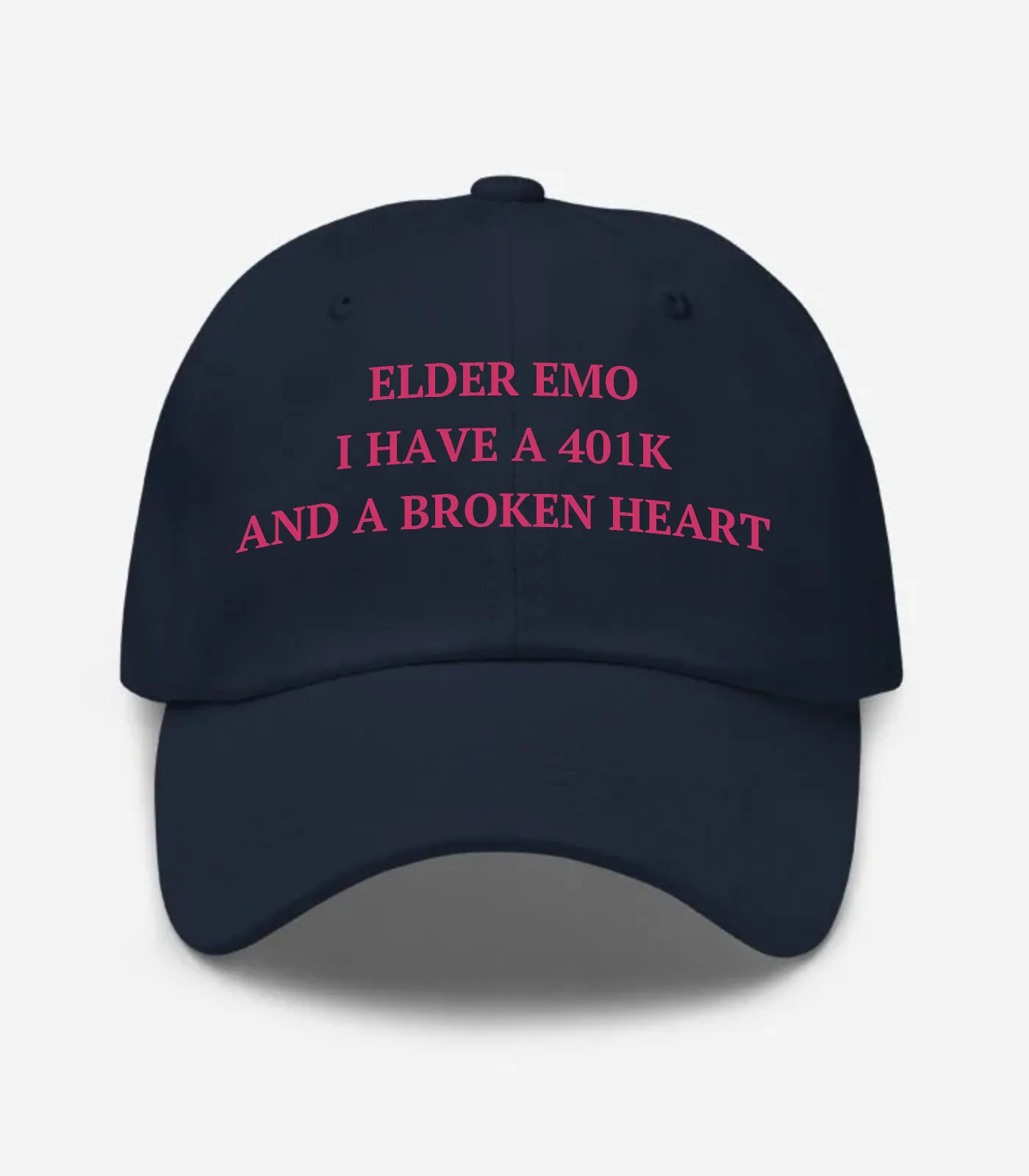 Elder Emo I Have A 401K And A Broken Heart Hat