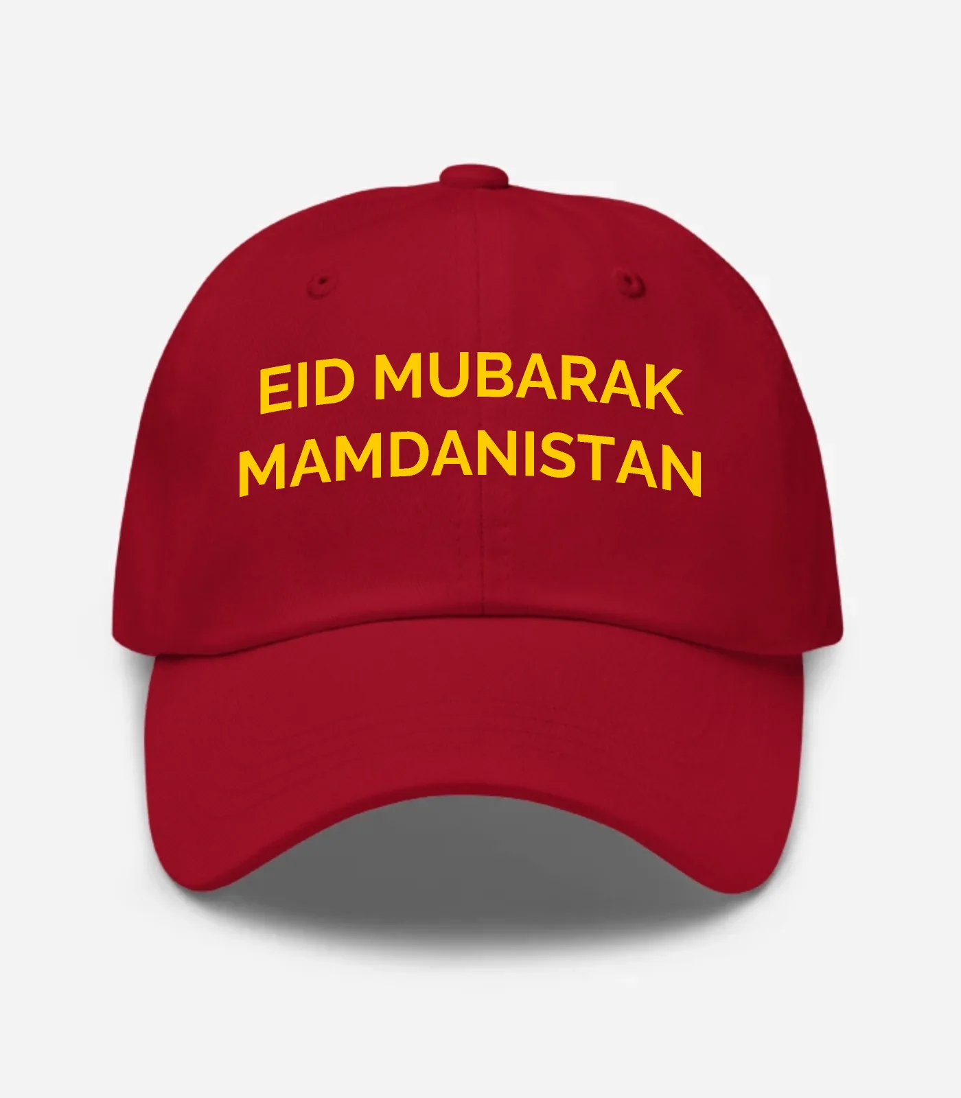 Eid Mubarak Mamdanistan Hat - Cranberry