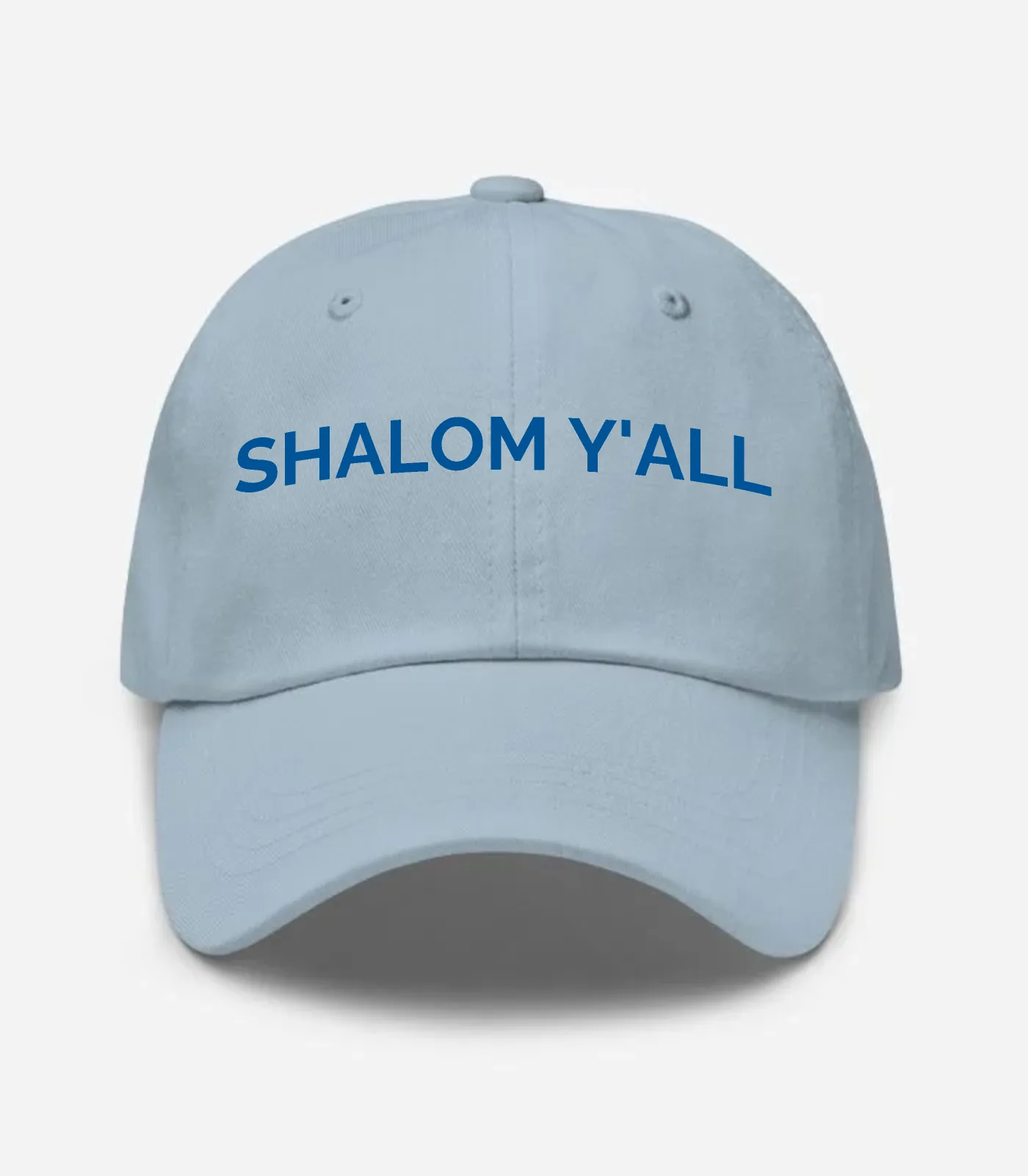 Shalom Y'all Hat - Light Blue