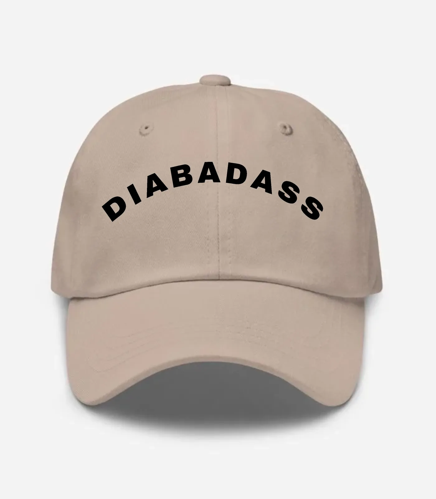 Diabadass Arched Hat - Stone