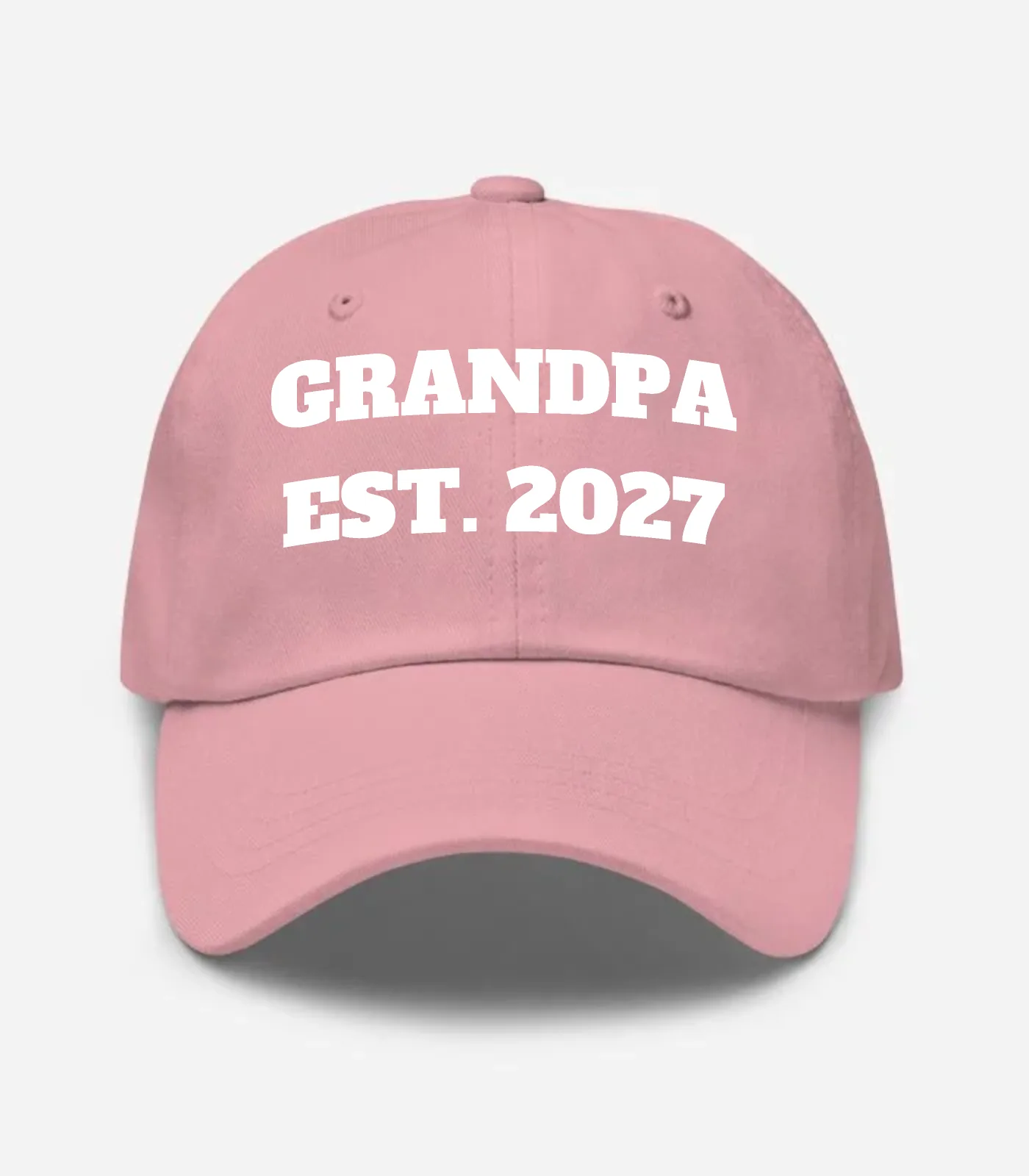 Grandpa Est. 2027 Hat - Pink