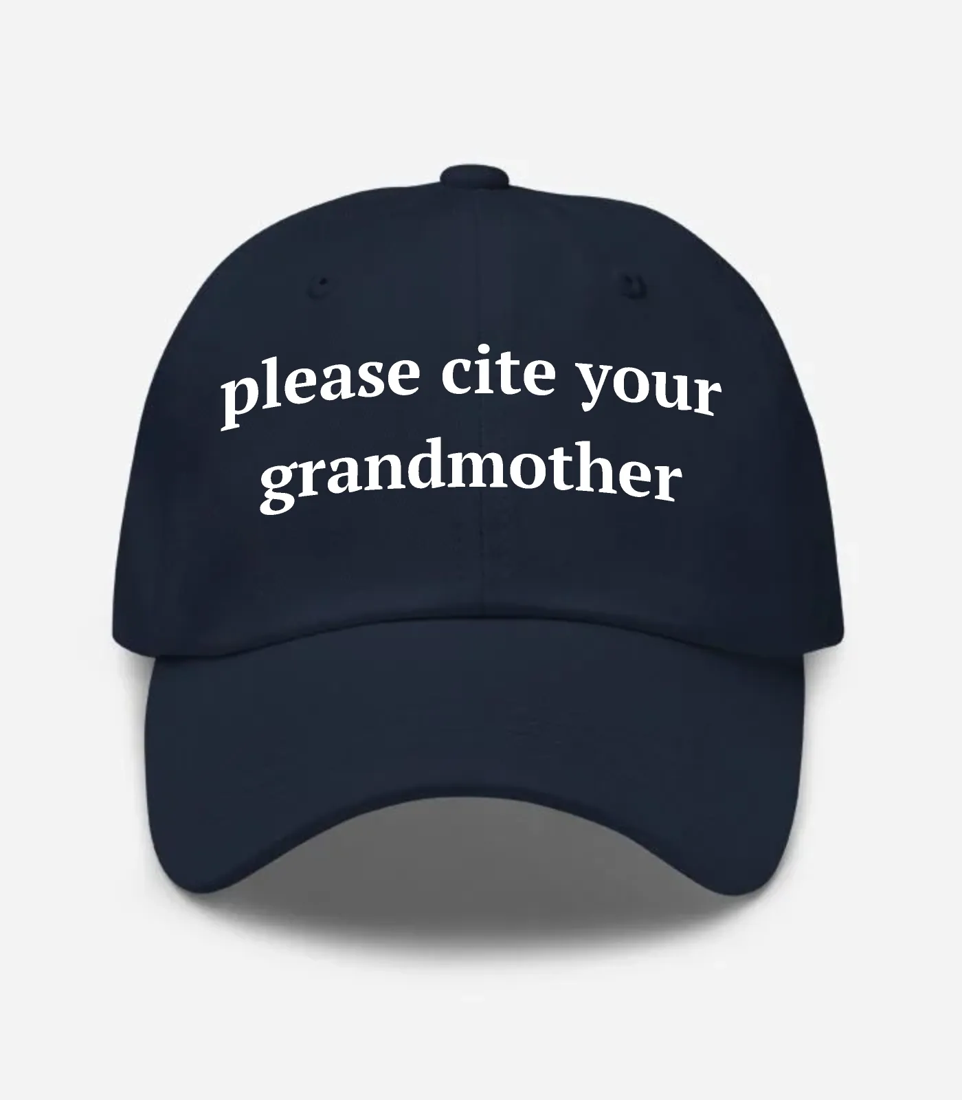 Please Cite Your Grandmother Hat - Navy