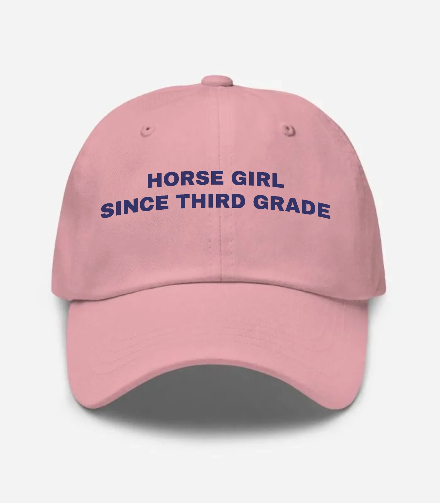 Horse Girl Since Third Grade Hat - Pink