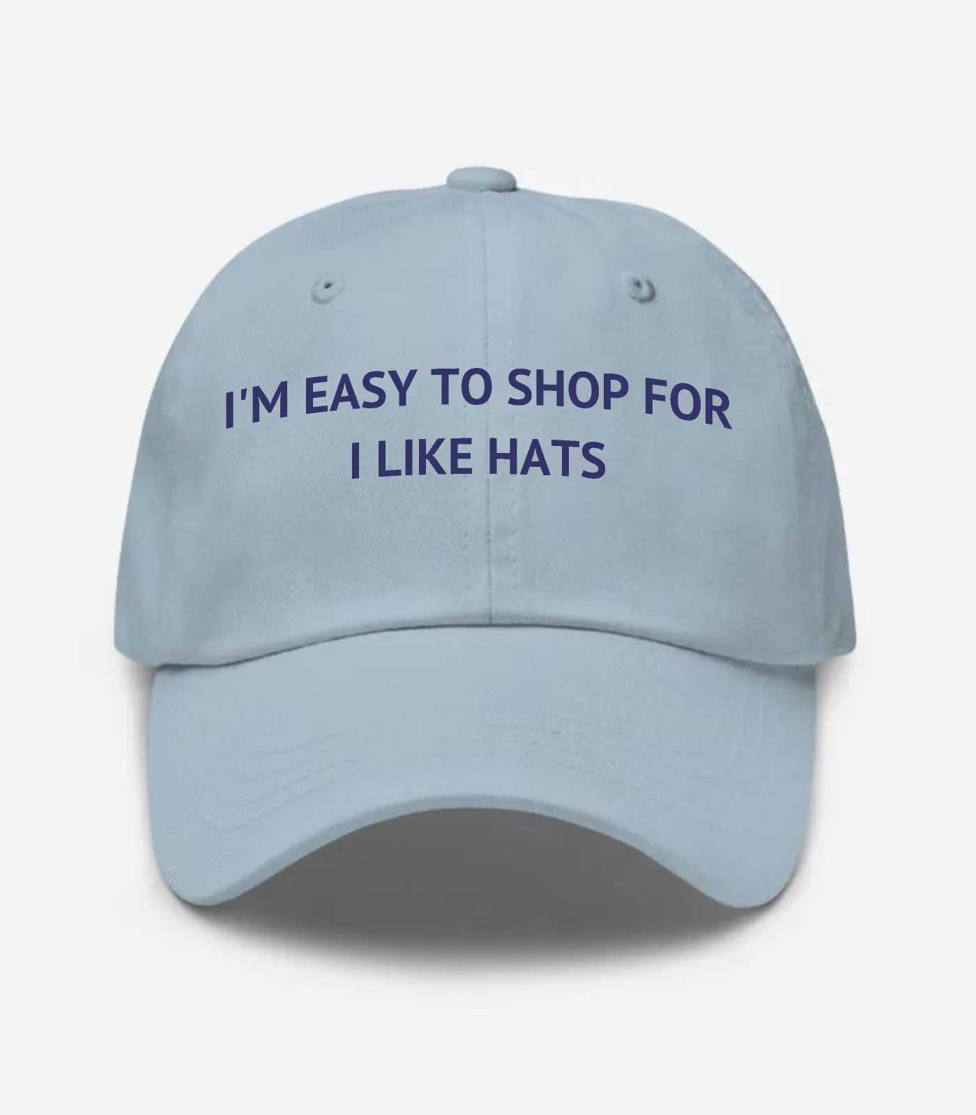 I'm Easy To Shop For I Like Hats Hat - Light Blue