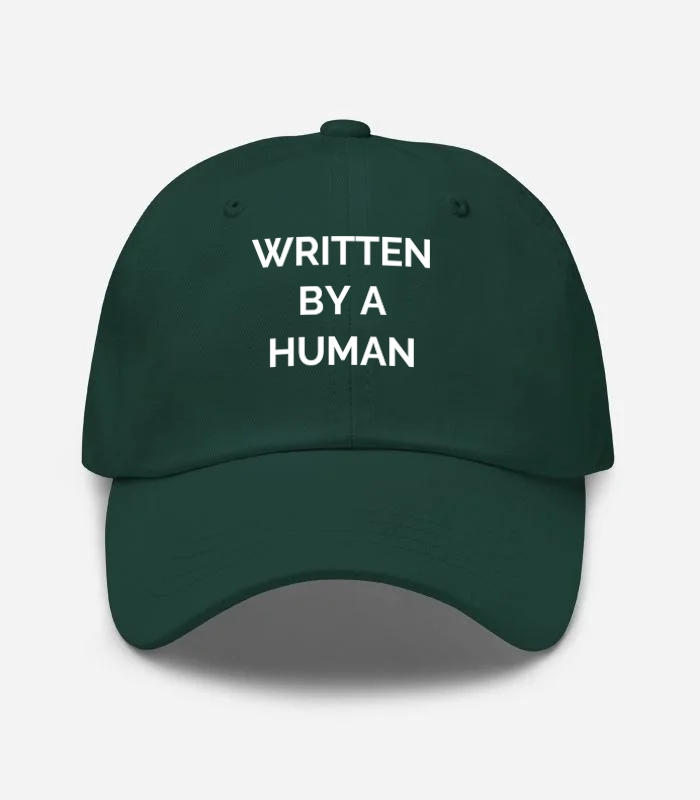 WRITTEN BY A HUMAN Hat