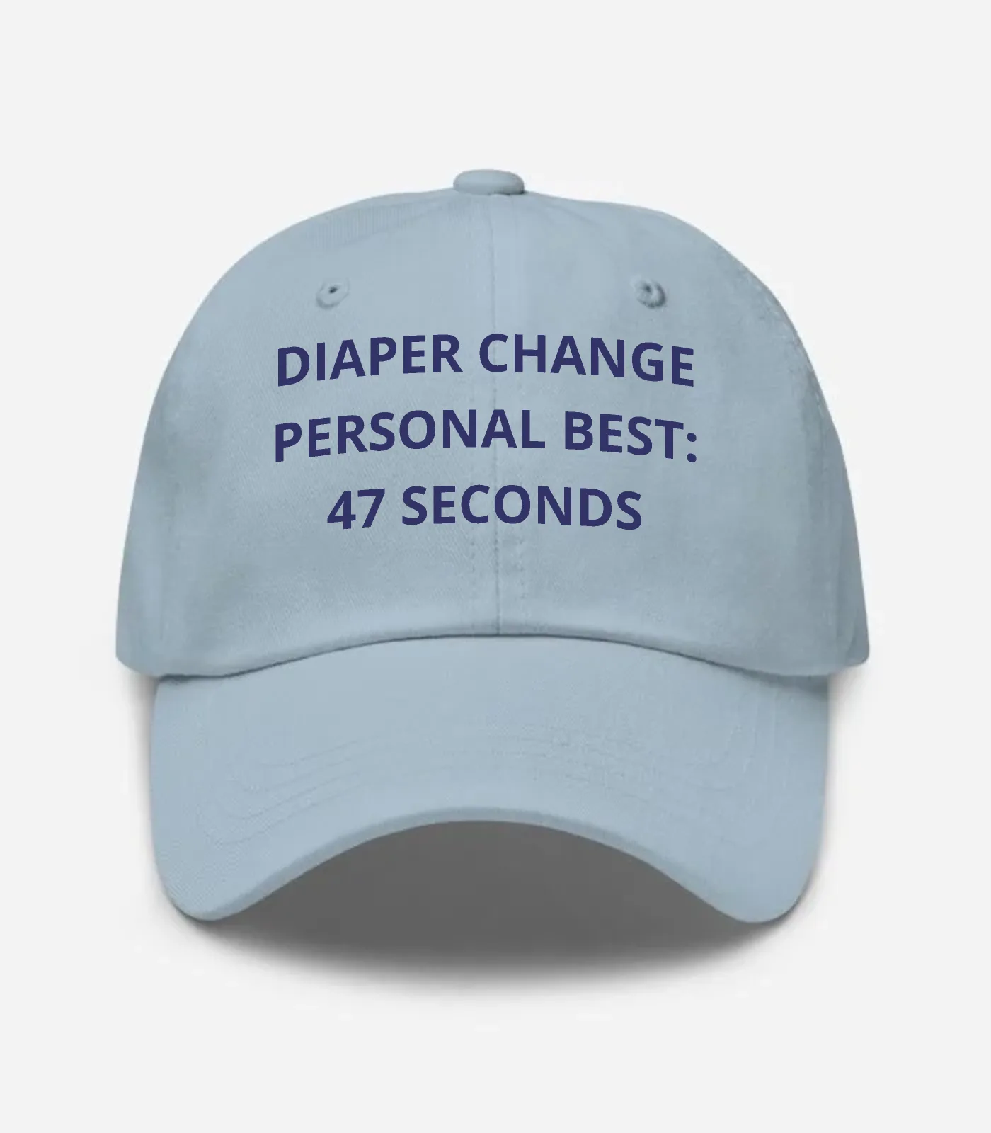 Diaper Change Personal Best: 47 Seconds Hat