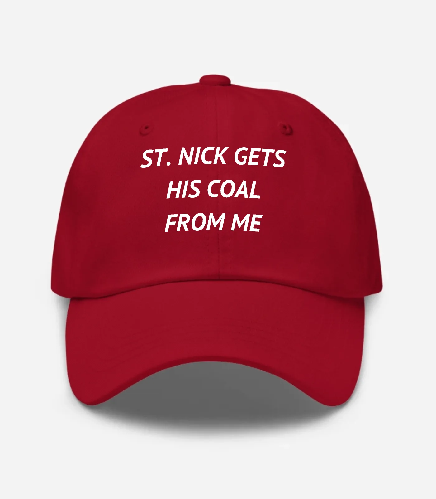 St. Nick Gets His Coal From Me Hat