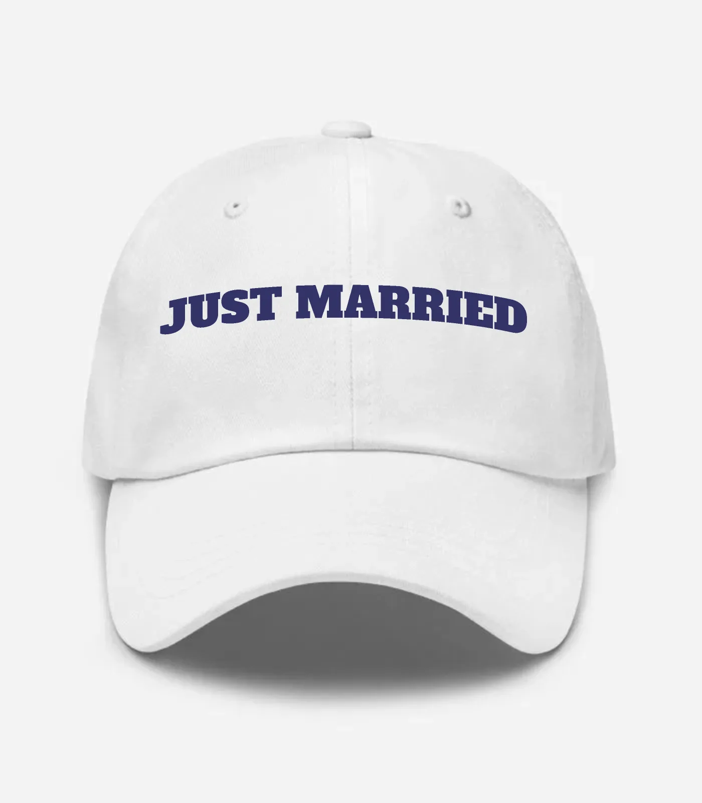 Just Married Hat - White