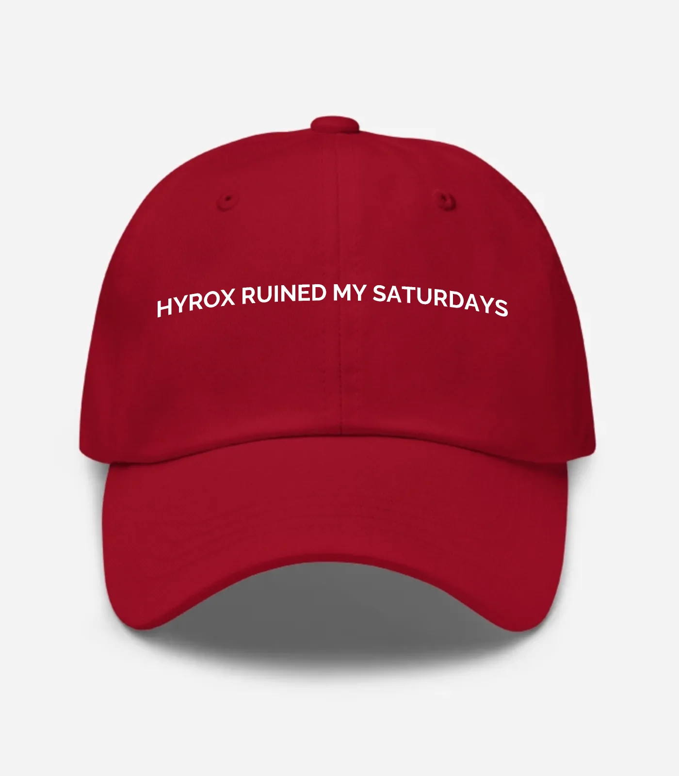 Hyrox Ruined My Saturdays Hat - Cranberry