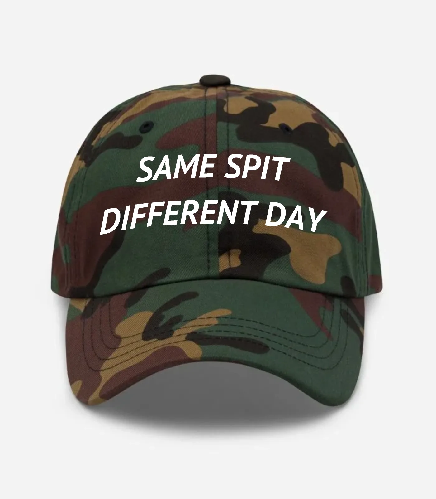 Same Spit Different Day Hat - Green Camo